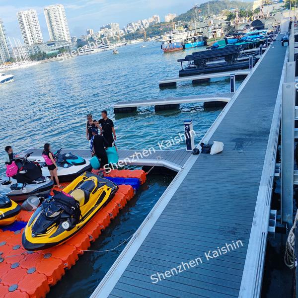 Quality Marine Aluminum Alloy Floating Dock Float Platform Pontoon Bridge for sale