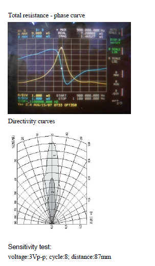 6° Beam Angle Ultrasonic Flow Sensor , Ultrasonic Flow Rate Sensor For Flow Meters