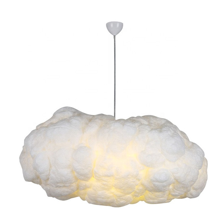 China White Floating Cloud LED Modern Pendant Lights, Chandeliers For Living Room factory