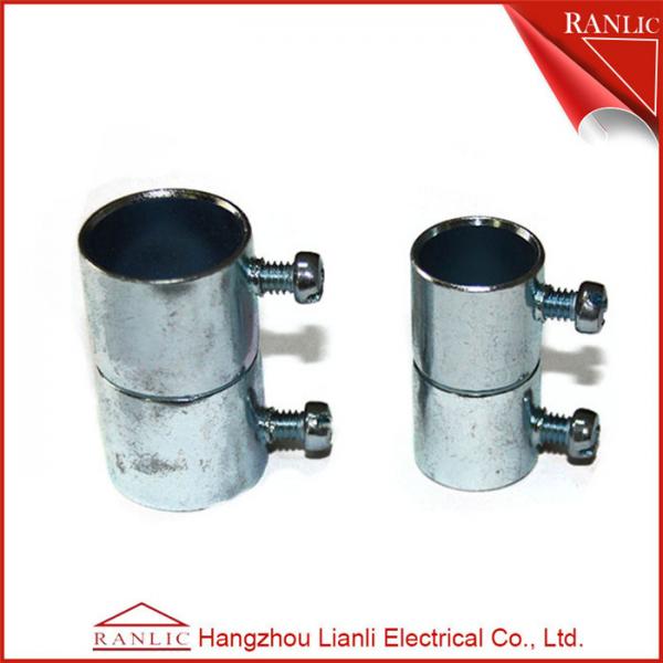 Quality Set Screw Coupling EMT Conduit Fittings With Steel Locknut 1/2" To 4" , UL for sale
