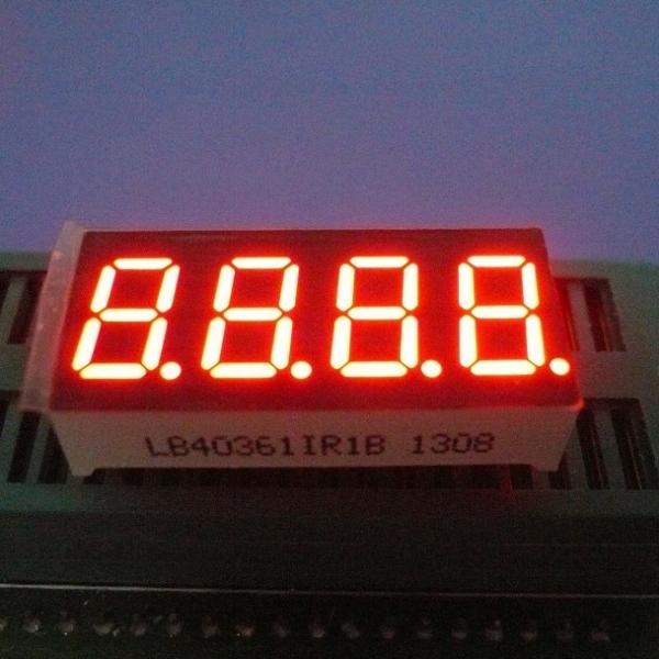 Quality Stable Performance 0.36lnch Supe bright red 4 Digit 7 Segment Led Display For Humidity Indicator for sale