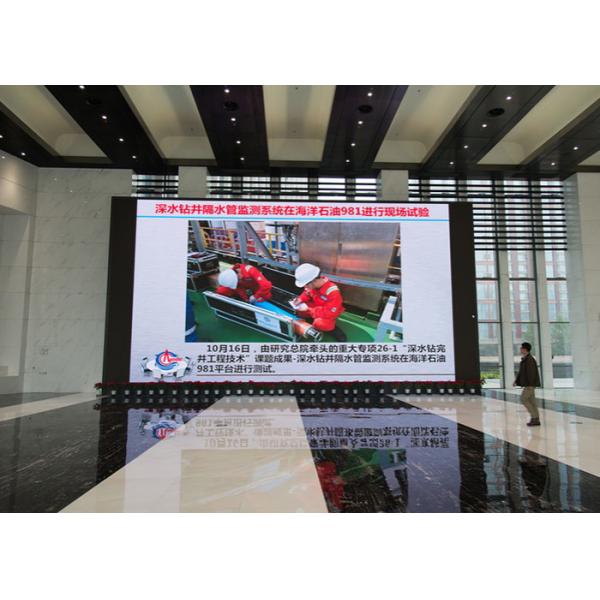 Quality Full Color SMD2121 2.5mm Indoor Led Video Wall , 160x160mm Conference Led Screen for sale