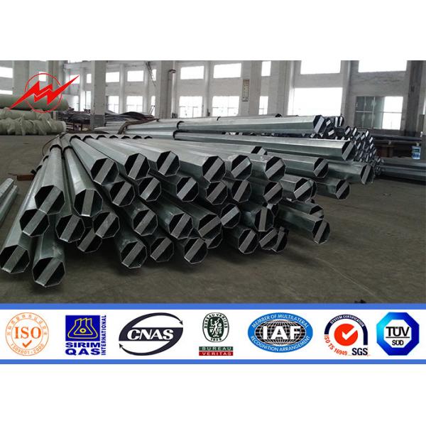 Quality Hot Dip Galvanized Or Painting Electrical Power Pole For Transmission And for sale