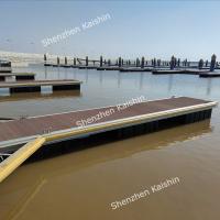 China Marine Aluminum Gangway Floating Platforms Aluminum Alloy HDPE Floats factory