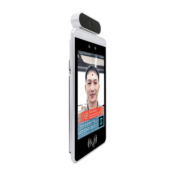Quality Temperature Face Recognition Biometric System F2.4 150cm Camera Focusing distance for sale