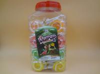China Low cal Round shape lollipop packed in jar / Assorted fruit flavor lollipop for children with cheap price factory