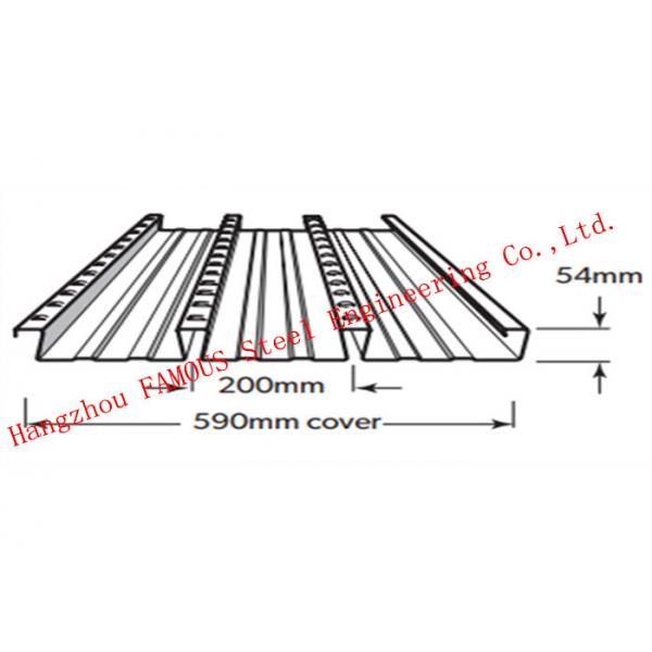 Quality Bondek Alternative Structural Steel Deck For Concrete Construction Formworks for sale