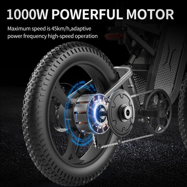 Quality New Designer 1000w 48v10ah faster charging 20 x 4 ebike tires ebike torque arm for sale