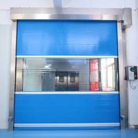 China High Speed Workshop Rapid Roller Doors Zipper Flexible Fabric Automatic Industrial factory