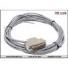 China DB25 male premium D-Sub double shielded +EMI Cage assembly with 23awg CAT5e network cable factory