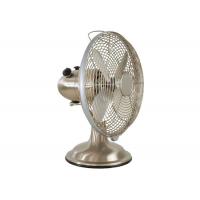 China Quiet Antique Electric Oscillating Fan With Metal Blade 60W For Household Appliance for sale
