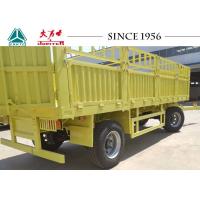 China 80000kg Gooseneck Flatbed Trailer 4 Axle High Fence factory