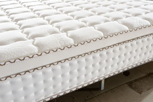 double spring mattress knitted fabric high density foam modern