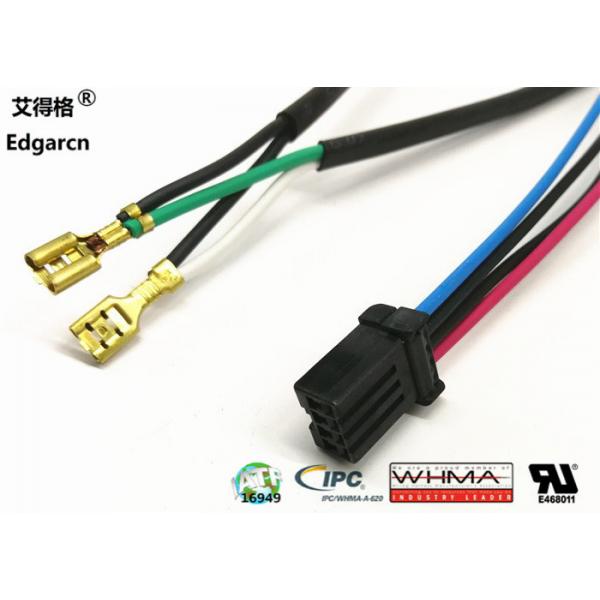 Quality Electric Rearview Mirror Automotive Wiring Harness With Tyco 4 Pin 040 Multilock for sale