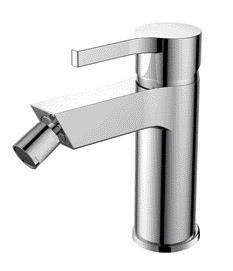 Quality 184mm High 160mm Long Bidet Mixer Tap Deck Mounted Basin Taps for sale