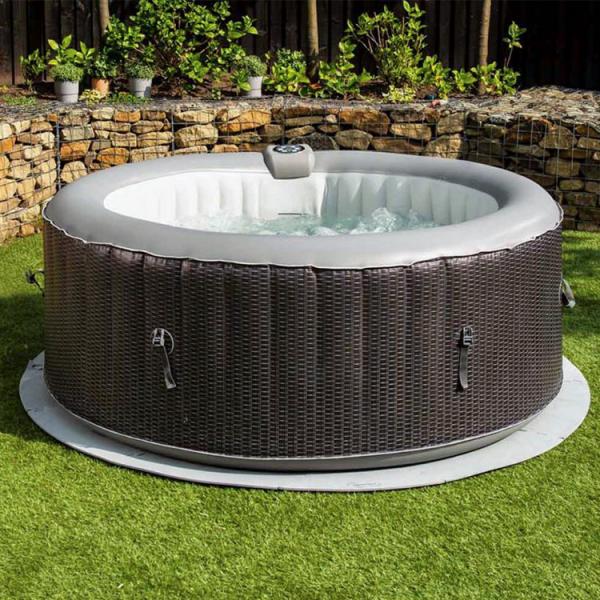 Quality 4 People Inflatable Spa Bathtub Outdoor Hot Tub Spa Inflatable for sale