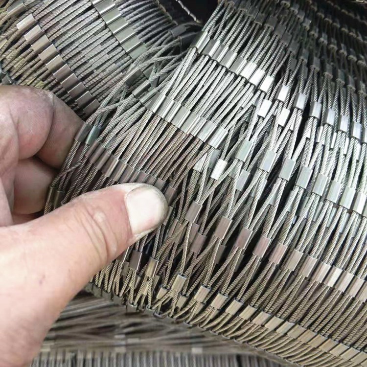 Architectural Protective Flexible Stainless Steel Farm Mesh Fencing Ss316