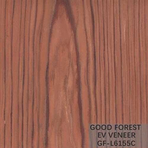 Quality Engineered Wood Veneer Red Santos Rose Wood 2500*640 mm Size for sale