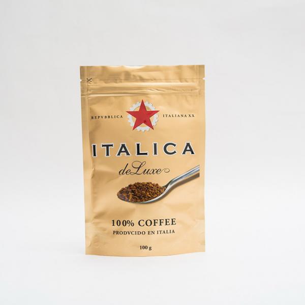 Quality 100g AL7 Coffee Packaging Bag Aluminum Foil Stand Up Custom Coffee Bean Bags for sale