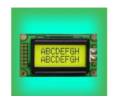 Quality Professional 8x2 Character Lcd Display Module White LED Backlight RYB0802A for sale