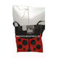 China 1 Tonne Agricultural seeds FIBC big bags BOPP film coated outside factory