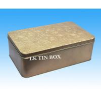 Quality Small Empty Metal Rectangular Tin Box Packaging For Toys , Metal Rectangle Box for sale
