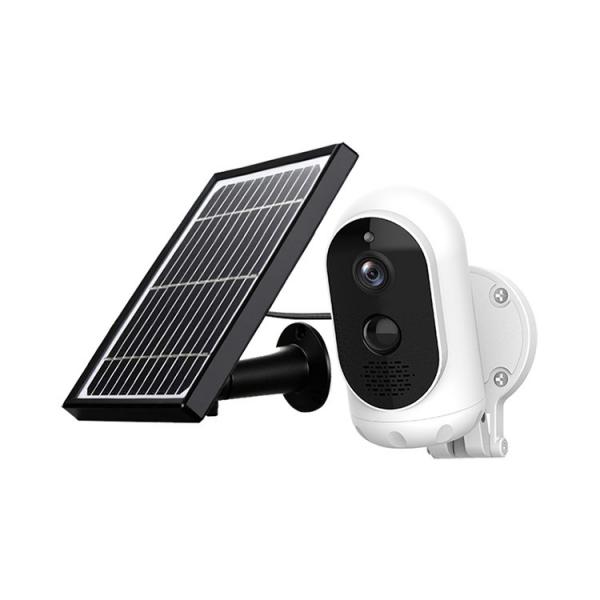 Quality 1080P 15fps Solar Wifi Camera With 140 Degree Wide Angle View for sale