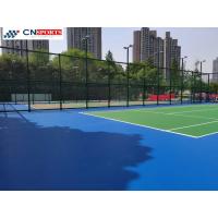 Quality Liquid Painting Silicon PU Coating Rubber Sports Court Flooring for sale