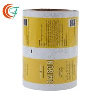 Quality Heat Sealable Laminated Roll Film Dish Washing Liquid Sachet Clear Film Roll for sale