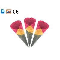 China Ice Cream Cone Multicolor Wafer Cones 150mm Lenth With 26 ° Angle factory