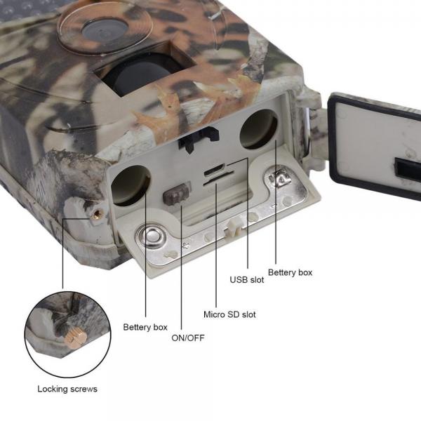 Quality HD 12MP Outdoor Pr100 Hunting Trail Camera With Sd Card Night Vision for sale