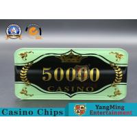 Quality Custom Ceramic Clay And Plastic Casino Poker Chips With Custom Logo YM- CP030-31 for sale
