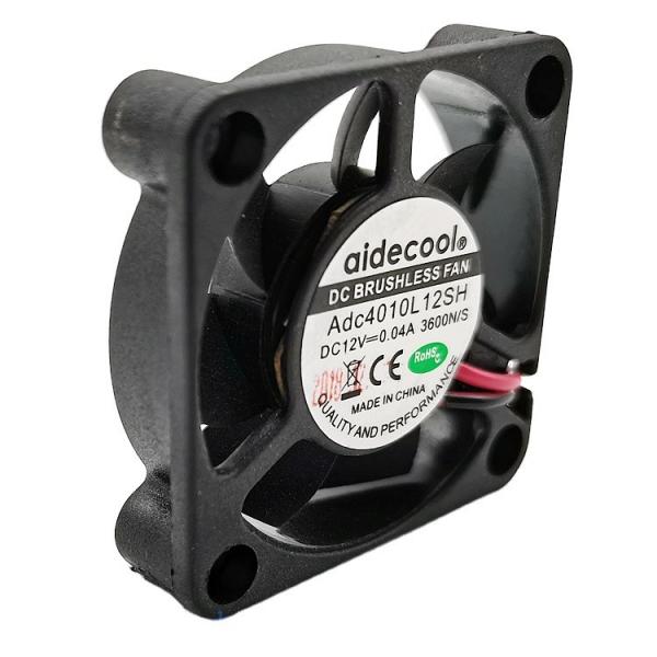 Quality Stable 3000Rpm 12 Volt DC Blower Fan , 40x40x10mm Brushless Computer Vent Fan for sale