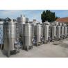 China Mirror Polished Steel Conical Beer Fermenter Dimple Jacket Wine Liquid Fermentation Tank factory