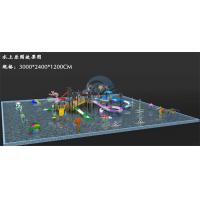 China 1400㎡ Medium Aqua Park Anti UV Fiberglass Water Park Design For Resort Residential factory