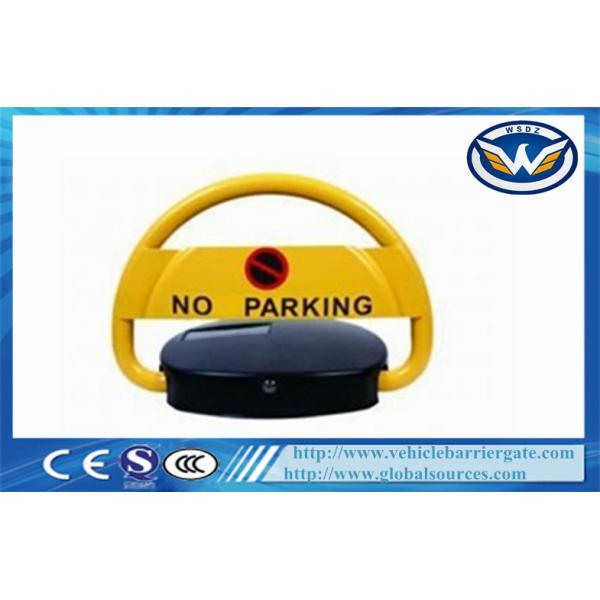 Quality IP68 Waterproof Steel Automatic Remote Car Parking Locks in Yellow for sale