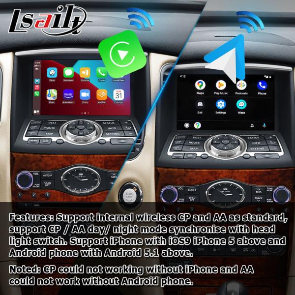 Quality Infiniti QX50 EX35 EX25 EX30d EX37 HD screen wireless Carplay Android Auto for sale
