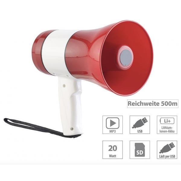 Quality Portable Lithium Megaphone Speaker Rechargeable Cheer for sale