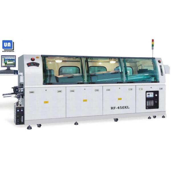Quality CE 3P AC220V Wave Soldering Equipment 450mm Conveyor Step Motor Control for sale