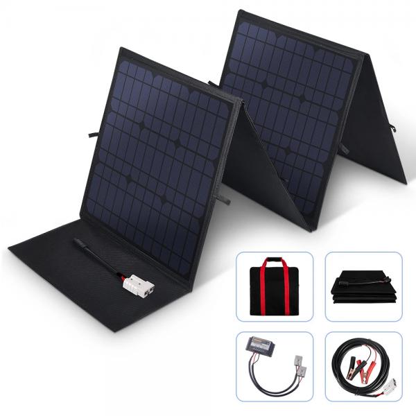 Quality 100W Waterproof Outdoor Solar Folding Bag For Portable And Convenient Charging for sale