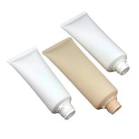 China PE Face Wash Shave Foam Cosmetic Packaging Tube Hand / Cc Cream factory