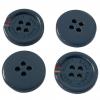 Quality Plastic Resin Buttons Silk Printed The Color On Edge Special Moulding With Rim for sale