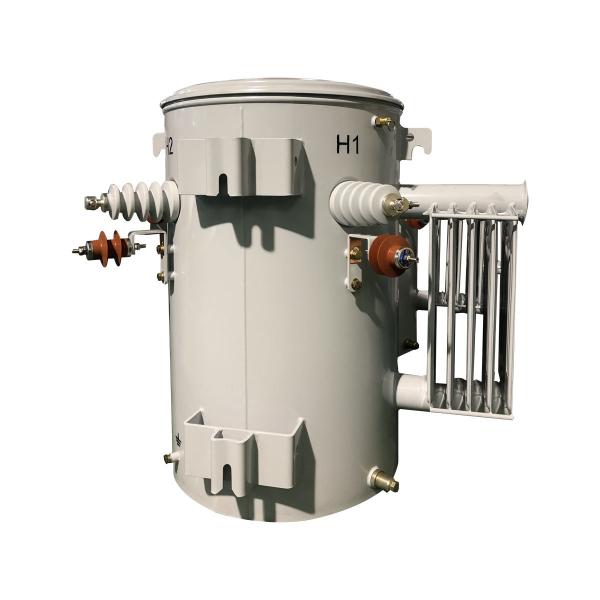 Quality 167kva Single Phase Pole Mounted Dual Winding Transformer Step Down 4160v To for sale