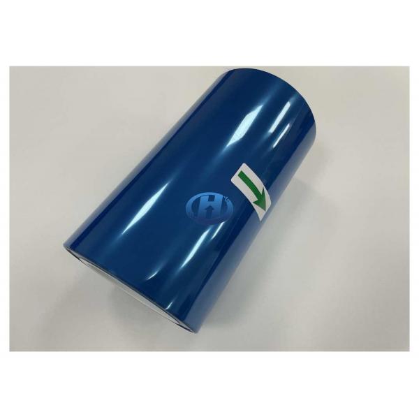 Quality 50 μm Polyester Blue Film, Silicone Release Film Easy Peeloff Without Residuals for sale