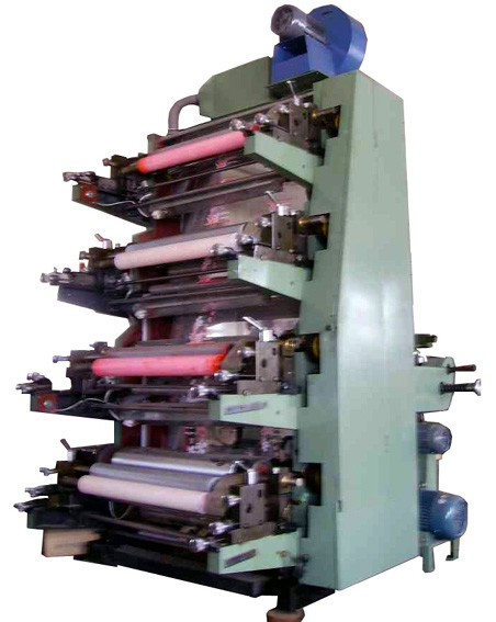 china 4 Color Flexo Printing Machine With Gear Transmission, stable