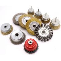 China Parallel Stainless Steel Wire Wheel Grinding Brush Angle Grinder Root Carving Deburring Metal Derusting Flat Wire Brush factory