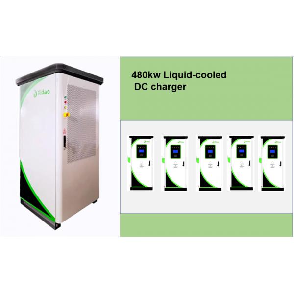 Quality 480KW Liquid Cooled EV DC fast Charging Station With 7 Inch Color Touch Screen CCS2 EV Charger for sale