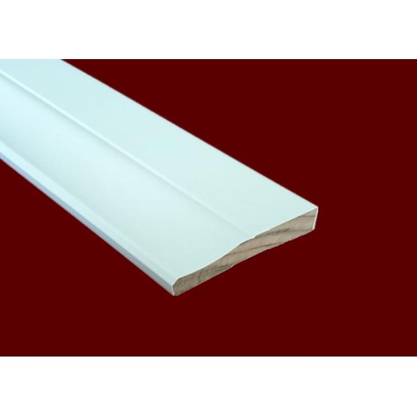 Quality Residential White Decorative Casing Molding 100% Cellular PVC for sale