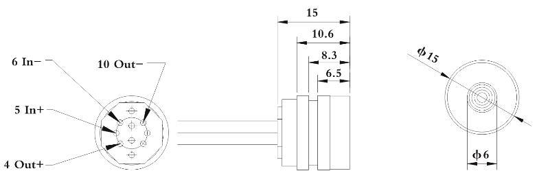 15mm OEM 316L Stainless Steel Pressure Sensor for Liquid Test