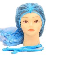 China Breathable PP Disposable Hair Net Cap With Single Elastic For Hair Protection factory